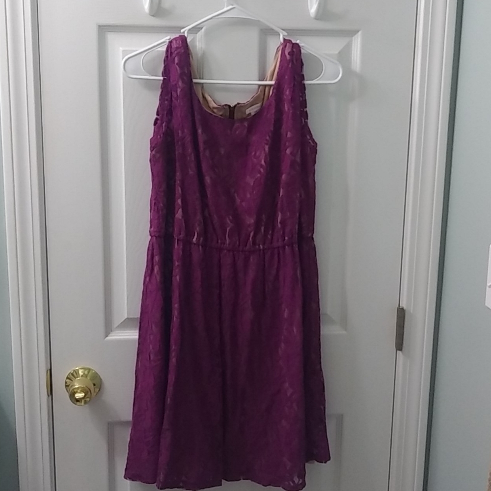 Purple dress